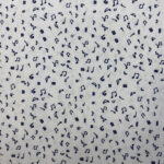 Cotton fabric with sketches