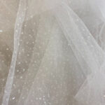 Glitter mesh Crystal W300 white - Image 2