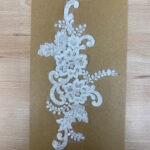 Motif in pairs with embroidery