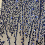 Lace with beads blue - Image 3