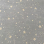 Cotton shirt type fabric ciel base with stars