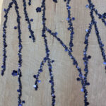 Lace with beads blue - Image 2