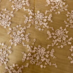 Lace with cotton flowers powder