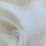Organza wrinkled off white