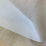 Organza wrinkled white