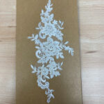 Motif in pairs with embroidery