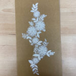 Motif in pairs with embroidery