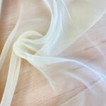 Organza fabric yellow