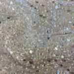 Lace with beads and sequins