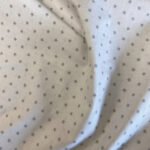 Cotton fabric stars light grey