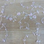 Embroided lace pink - Image 2