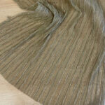 Plisse lurex gold