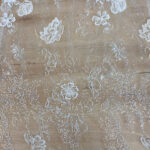 Embroided lace off white