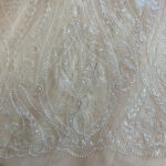 Embroided lace off white