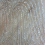 Embroided lace off white