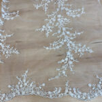 Embroided lace off white