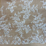 Embroided lace off white