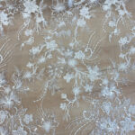 Embroided lace off white - Image 2