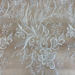 Embroided lace off white