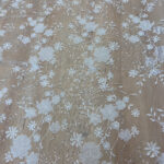 Δαντέλα κεντημένη με λουλούδια