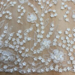 Δαντέλα 3D λουλούδια