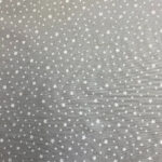Cotton  fabric stars grey