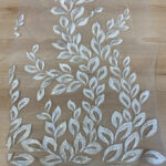 Δαντέλα κεντημένη leafs