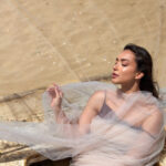 Mesh 3m width caramel